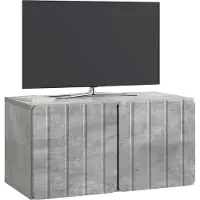 vidaXL Wandmontage TV-kast 59,5 x 31 x 30 cm Betongrijs Bewerkt hout