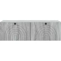 vidaXL Wandmeubel voor televisie, grijs Sonoma, 99 x 41 x 30 cm