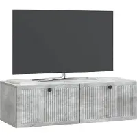 vidaXL Wandmontage TV-kast Betongrijs 98 x 41 x 30 cm Bewerkt hout
