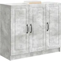 vidaXL Dressoir Betongrijs 89 x 34,5 x 77 cm Bewerkt hout