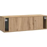 vidaXL Wandmontage TV-kast 98 x 31 x 30 cm Artisanaal eiken