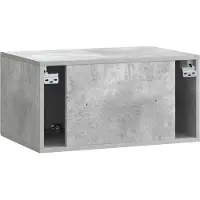 vidaXL Wandmontage TV-kast Betongrijs 59,5 x 41 x 30 cm Bewerkt hout