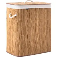 Beliani ARRAIAS - Wasmand - Bruin - 100 l - Polyester