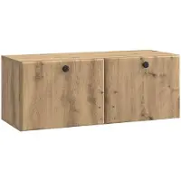 vidaXL Wandmontage TV-kast 78,5 x 31 x 30 cm Artisanaal eiken