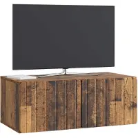 vidaXL Wandmontage TV-kast 78,5 x 41 x 30 cm Oud hout Bewerkt hout