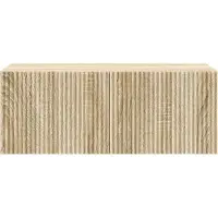 vidaXL Wandmontage TV-kast 78,5 x 41 x 30 cm Sonoma Eiken Bewerkt hout