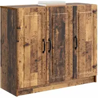 vidaXL Dressoir, gerecycled hout, 89 x 34,5 x 77 cm, houtvezel