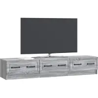 vidaXL TV Kast met lade Grijs sonoma 147 x 34,5 x 27 cm Bewerkt hout