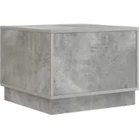 vidaXL Salontafel met lade Betongrijs 49 x 50 x 37 cm Bewerkt hout