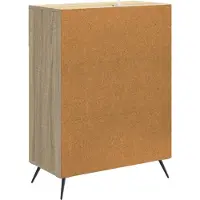 vidaXL Dressoir Sonoma Eiken 66 x 34,5 x 90 cm Bewerkt hout