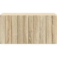 vidaXL Wandmeubel voor televisie, 59,5 x 31 x 30 cm, Sonoma-eikenhout