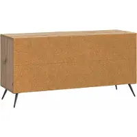 vidaXL TV Kast 102 x 34,5 x 50 cm Artisanaal eiken Bewerkt hout