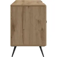 vidaXL TV Kast 102 x 34,5 x 50 cm Artisanaal eiken Bewerkt hout