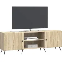 vidaXL TV Kast 150 x 31 x 50 cm Sonoma Eiken Bewerkt hout