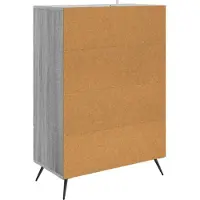 vidaXL Dressoir Grijs sonoma 66 x 34,5 x 95 cm Bewerkt hout