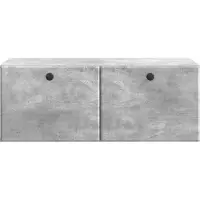 vidaXL Wandmontage TV-kast 78,5 x 41 x 30 cm Betongrijs Bewerkt hout