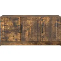 vidaXL TV Kast Gerookt eiken 99 x 34,5 x 47 cm Bewerkt hout