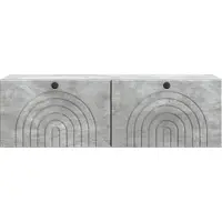 vidaXL Wandmontage TV-kast Betongrijs 98 x 31 x 30 cm Bewerkt hout