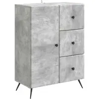 vidaXL Dressoir Betongrijs 66 x 34,5 x 90 cm Bewerkt hout
