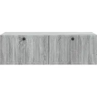 vidaXL Wandmeubel voor televisie, grijs Sonoma, 98 x 41 x 30 cm