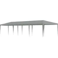 vidaXL Partytent Lichtgrijs 1200 x 300 x 255 cm PE en staal