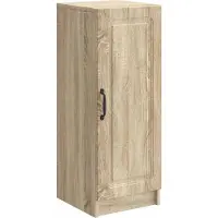 vidaXL Dressoir Sonoma Eiken 33 x 34,5 x 87 cm Bewerkt hout