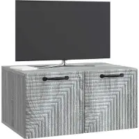 vidaXL Wandmontage TV-kast Grijs sonoma 59,5 x 41 x 30 cm Bewerkt hout