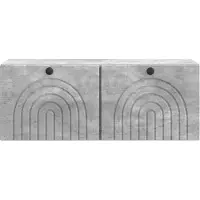 vidaXL Wandmontage TV-kast Betongrijs 78,5 x 31 x 30 cm Bewerkt hout
