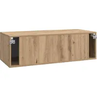 vidaXL Wandmontage TV-kast 98 x 41 x 30 cm Artisanaal eiken