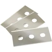 GEFU - Reservemesjes voor kookplaatkrabber, set van 3 - Gefu