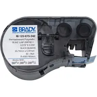 Brady M-125-075-342 tape krimpkous zwart op wit 19,05 mm x 6,00 mm (origineel)