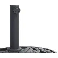 vidaXL Parasolvoet voor stok van Ø38 / 48 mm 9 kg halfrond