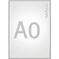 MAUL MAULstandard 6604008 Klapframe Zilver 1 x DIN A0 1 stuk(s) (b x h x d) 885 x 1233 x 20 mm