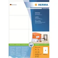 Herma premium-etiketten op A4-bladen, 1600 etiketten, 200 vellen