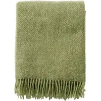 Klippan Yllefabrik Gotland wollen plaid 130x200 cm Pear