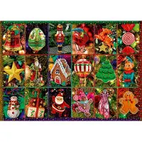 Bluebird Puzzle legpuzzel Festive Ornaments - 1000 stukjes kerst.