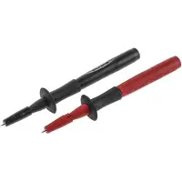 Fluke TP220-1 3971276 Veiligheids-testpuntenset Steekaansluiting 4 mm CAT II 1000 V Zwart, Rood 1 stuk(s)