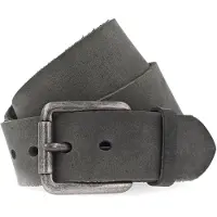 Vanzetti Leren riem Denim Love 45mm Leather Belt W80 Black zwart