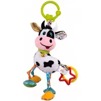 Dumel Balibazoo - Speelgoedclip Koe Caesar - Trilling - Sensorische Elementen