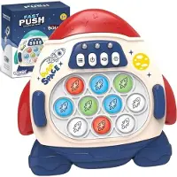 Interactieve Pop It Raket Spel - Licht & Geluid, 999 Niveaus