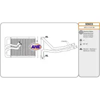 AHE 93933 Kachelradiateur, interieurverwarming