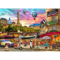 Blue Bird City of Love, Paris Puzzel 500 stukjes