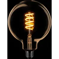 Expo Led Spiraal Globe 125mm E27 6W dimtone 2700K - 2200K goud 490 lm