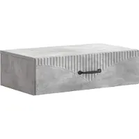 vidaXL Wandgemonteerde Zijtafel 59 x 34,5 x 17 cm Bewerkt hout