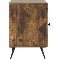 vidaXL Nachtkastje 2 pcs Gerookt eiken 43 x 34,5 x 50 cm Bewerkt hout