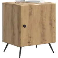 vidaXL Nachtkastje 2 st Artisanaal eiken 43 x 34,5 x 50 cm