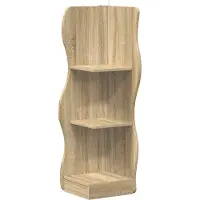 vidaXL Hoekplank Sonoma Eiken 34 x 33 x 102 cm Bewerkt hout