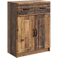 vidaXL Dressoir met lade Oud hout 66 x 34,5 x 87 cm Bewerkt hout