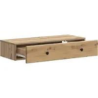 vidaXL Wandgemonteerde Zijtafel 87,5 x 34,5 x 17 cm Bewerkt hout