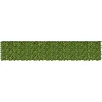 vidaXL Balkonscherm met bladeren Groen en Geel 400 x 75 cm